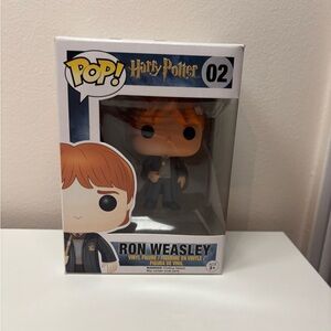 Funko Ron Weasley Pop! Vinyl Figure - Orange Hair, Black Outfit